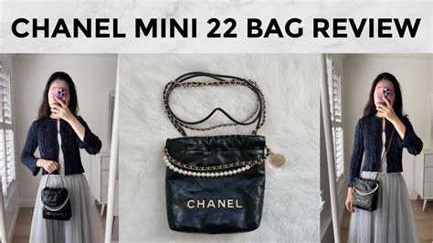 chanel 22bag mini|Chanel Mini 22 Bag Review .